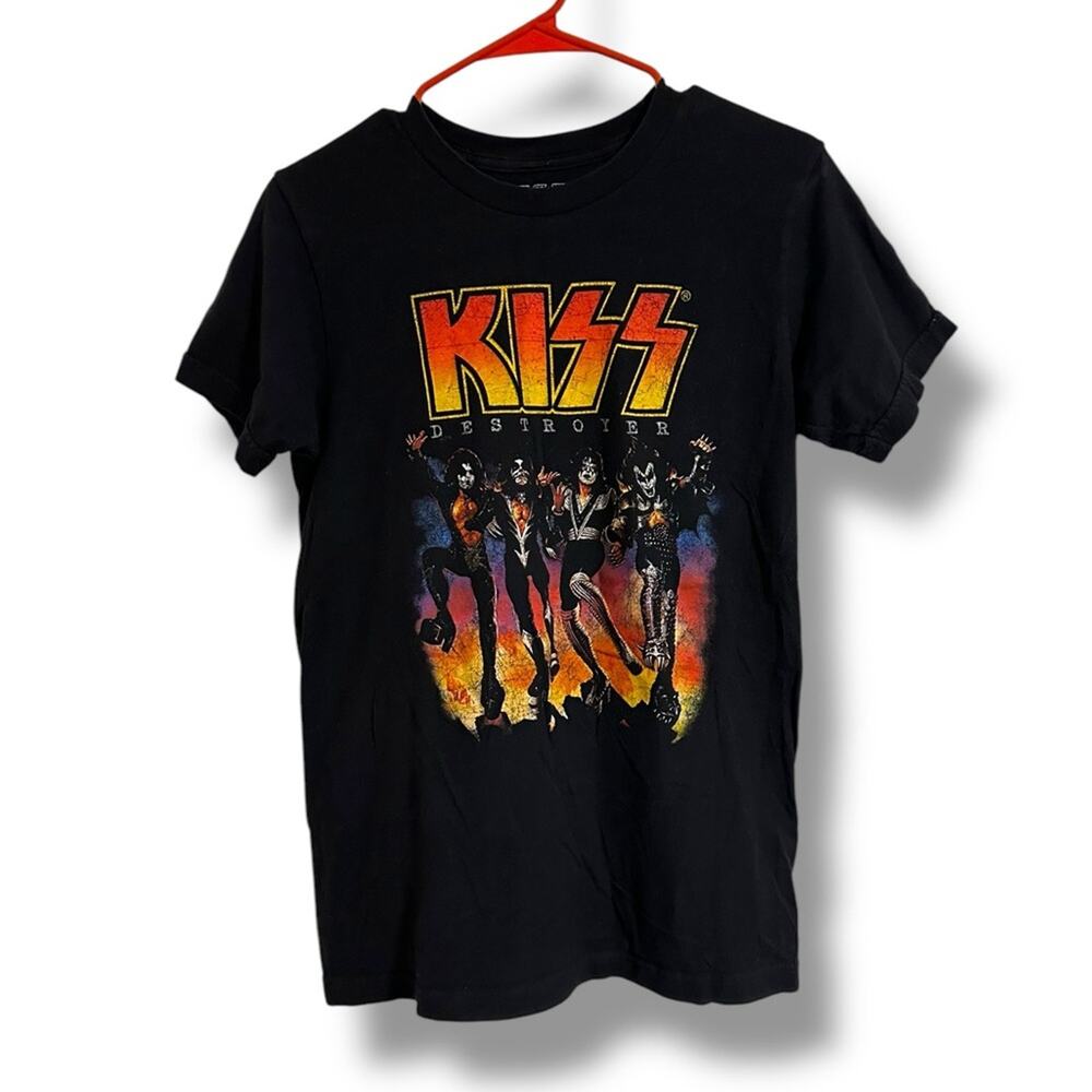 KISS Black Graphic T-Shirt
